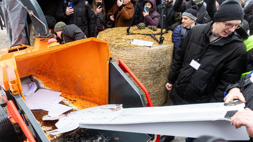 Vilniuje prasidėjo žemdirbių mitingas