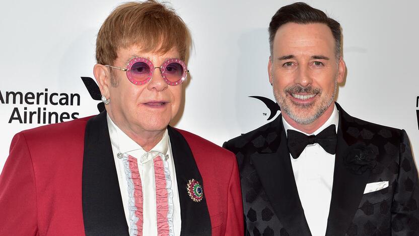  Elton John (kairėje) ir David Furnish