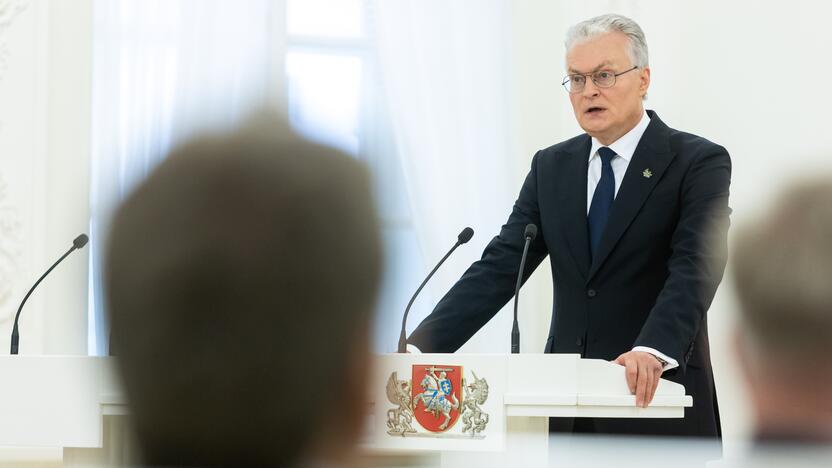 Valstybės apdovanojimų įteikimo ceremonija