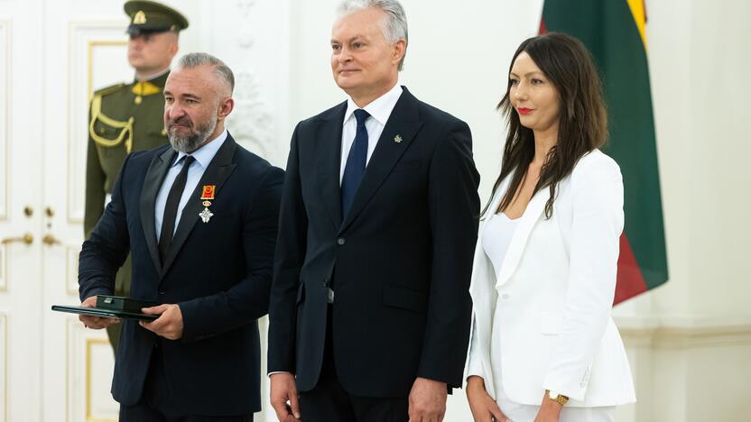 Valstybės apdovanojimų įteikimo ceremonija