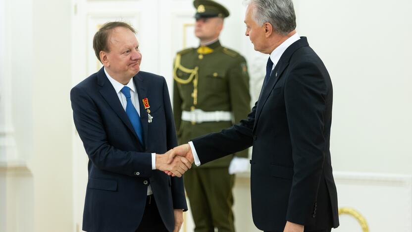 Valstybės apdovanojimų įteikimo ceremonija