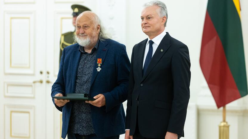 Valstybės apdovanojimų įteikimo ceremonija