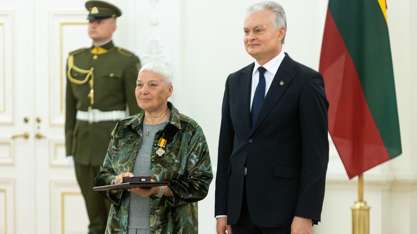 Valstybės apdovanojimų įteikimo ceremonija