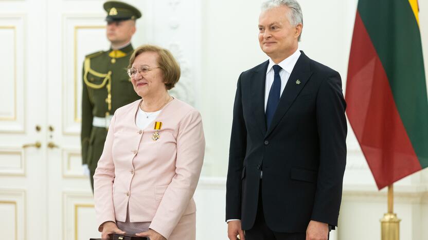 Valstybės apdovanojimų įteikimo ceremonija