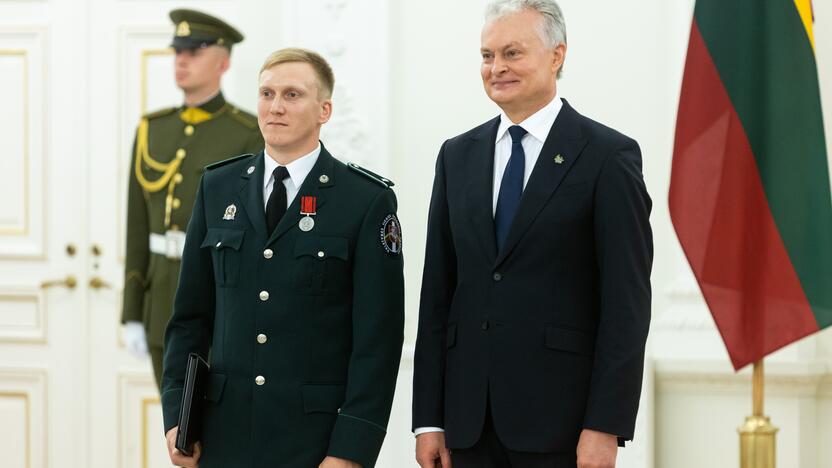 Valstybės apdovanojimų įteikimo ceremonija