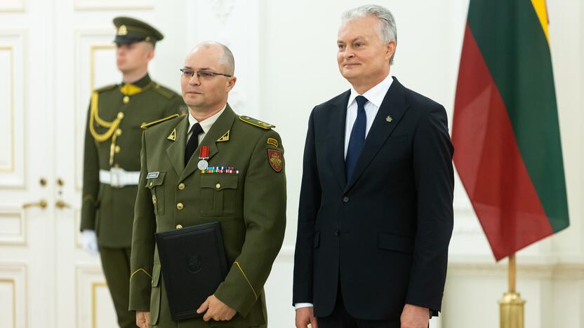 Valstybės apdovanojimų įteikimo ceremonija