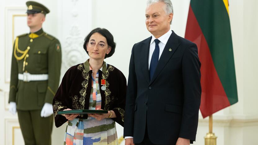 Valstybės apdovanojimų įteikimo ceremonija