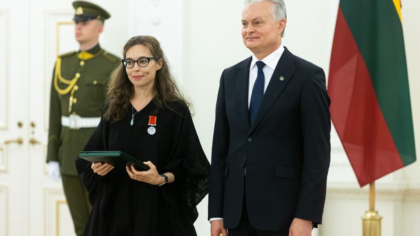 Valstybės apdovanojimų įteikimo ceremonija