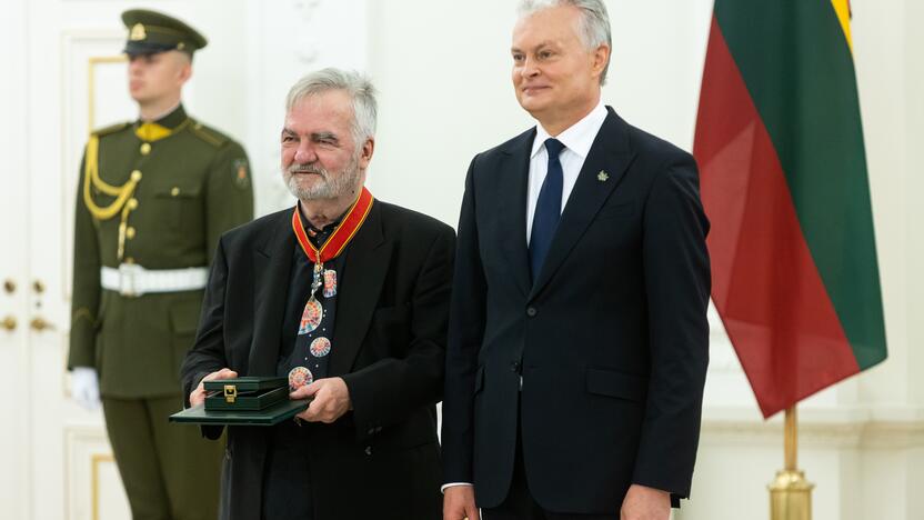 Valstybės apdovanojimų įteikimo ceremonija