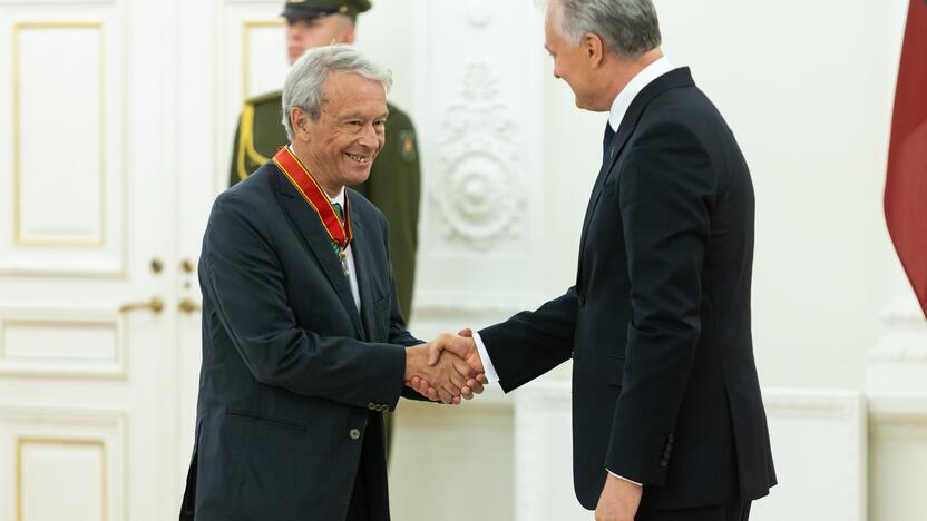 Valstybės apdovanojimų įteikimo ceremonija