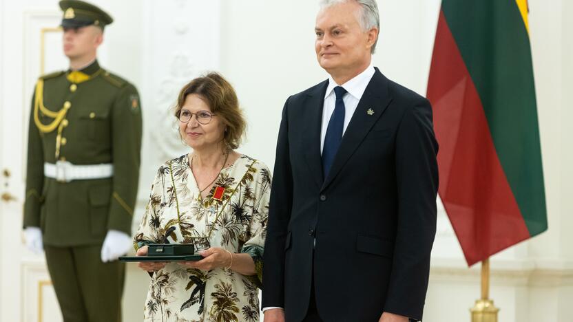 Valstybės apdovanojimų įteikimo ceremonija