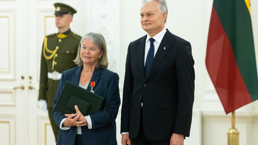 Valstybės apdovanojimų įteikimo ceremonija