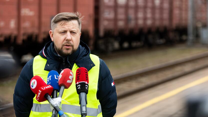 Spaudos konferencija apie stiprinamą krovinių gabenimo kontrolę