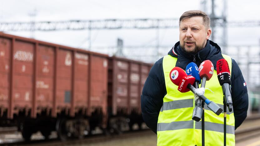 Spaudos konferencija apie stiprinamą krovinių gabenimo kontrolę