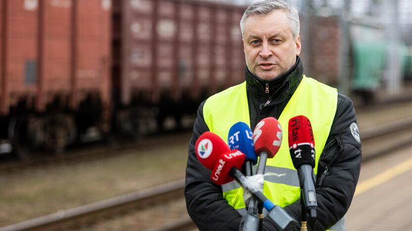 Spaudos konferencija apie stiprinamą krovinių gabenimo kontrolę