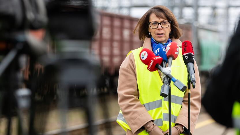 Spaudos konferencija apie stiprinamą krovinių gabenimo kontrolę