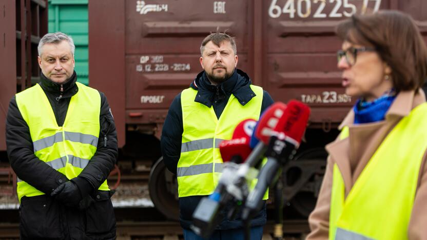 Spaudos konferencija apie stiprinamą krovinių gabenimo kontrolę