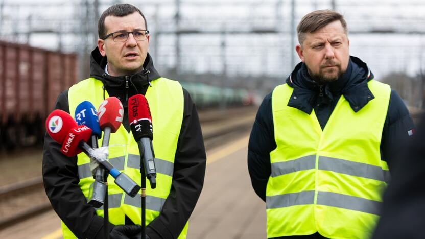 Spaudos konferencija apie stiprinamą krovinių gabenimo kontrolę