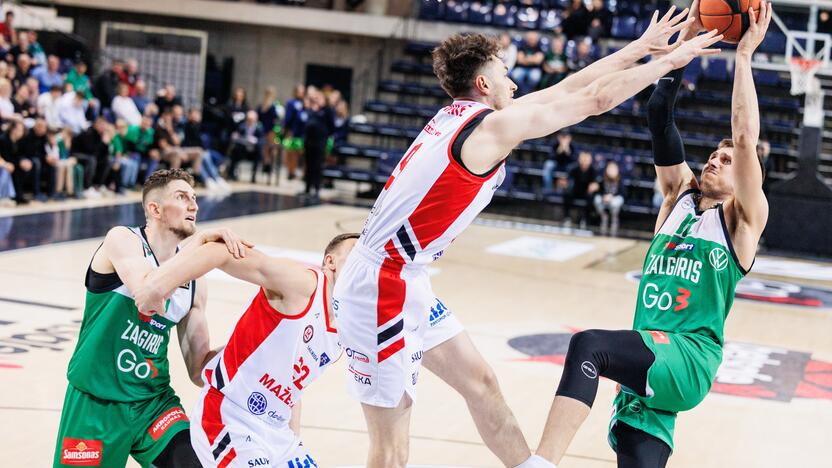 LKL ketvirtfinaliai: Kauno „Žalgiris“ – Mažeikių „M Basket-Delamode“