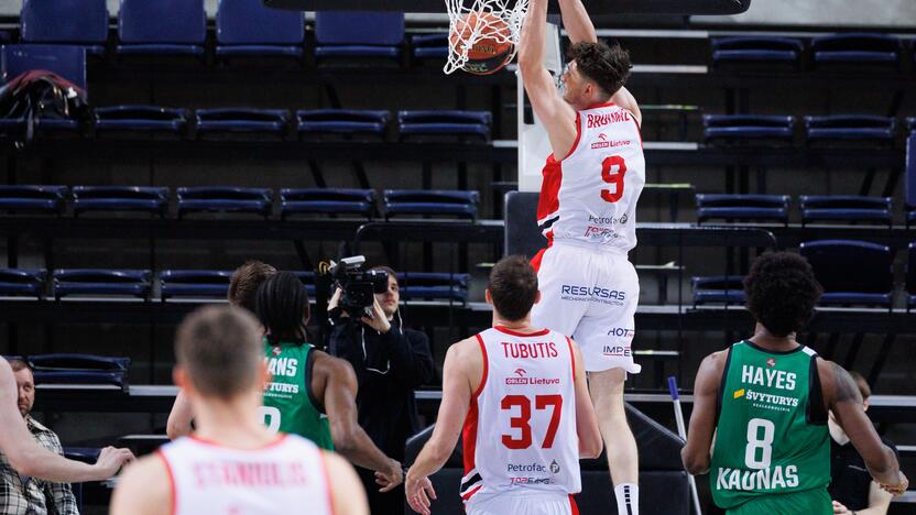 LKL ketvirtfinaliai: Kauno „Žalgiris“ – Mažeikių „M Basket-Delamode“