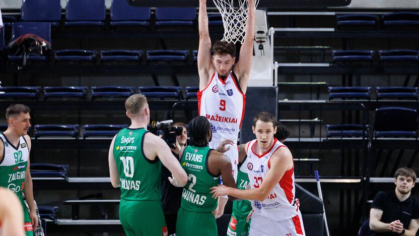 LKL ketvirtfinaliai: Kauno „Žalgiris“ – Mažeikių „M Basket-Delamode“