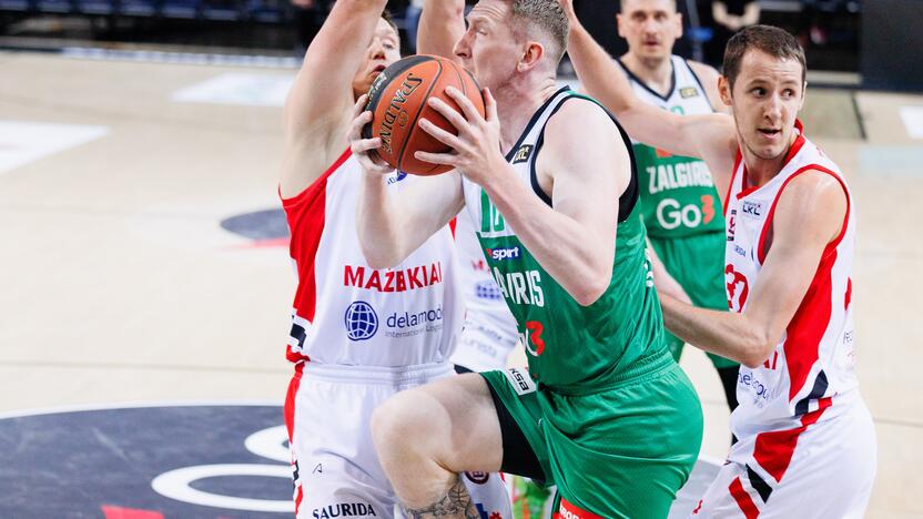 LKL ketvirtfinaliai: Kauno „Žalgiris“ – Mažeikių „M Basket-Delamode“