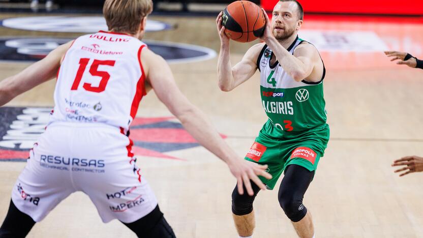 LKL ketvirtfinaliai: Kauno „Žalgiris“ – Mažeikių „M Basket-Delamode“