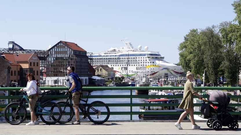 Sezonas: iki spalio 13 d. Klaipėdą turėtų aplankyti dar 26 kruiziniai laivai su ne vienu tūkstančiu turistų.