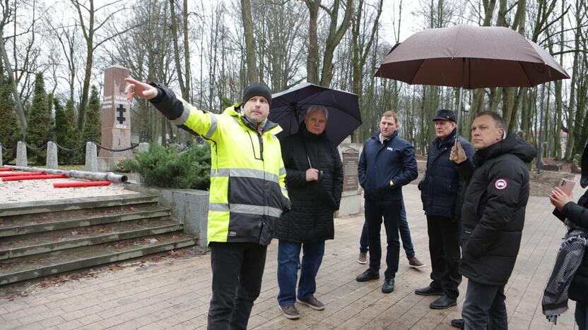 Įvyko: jau sutarta, kaip šiuo metu intensyviai renovuojamas parkas turės atrodyti Sausio 15-ąją.