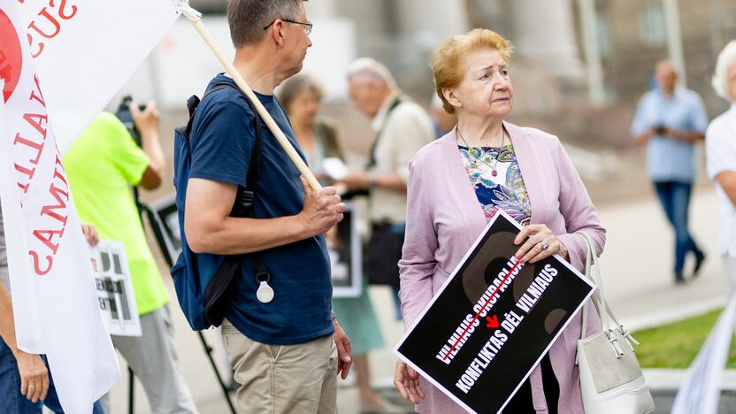 Protestas dėl Lietuvos gyventojų genocido ir rezistencijos tyrimų centro reformos