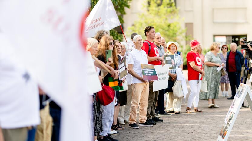 Protestas dėl Lietuvos gyventojų genocido ir rezistencijos tyrimų centro reformos