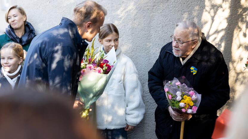 Profesorius V. Landsbergis mini 92-ąjį gimtadienį