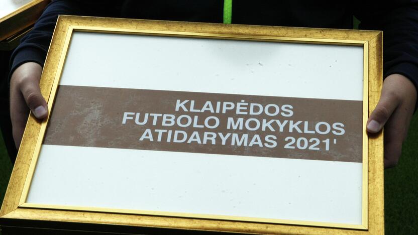 Klaipėdoje duris atvėrė atnaujinta Futbolo mokykla