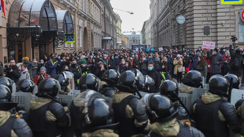 Masinės demonstracijos Rusijoje