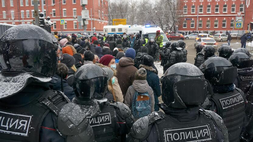 Masinės demonstracijos Rusijoje