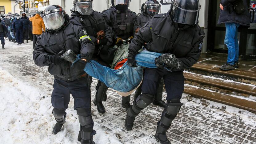 Masinės demonstracijos Rusijoje