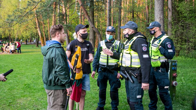 „Didysis šeimos gynimo maršas“ Vingio parke