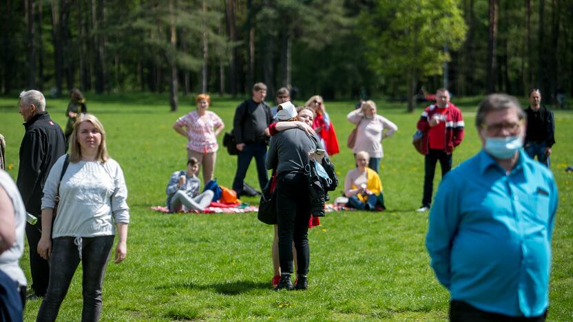 Vingio parke renkasi „Didžiojo šeimos gynimo maršo“ dalyviai