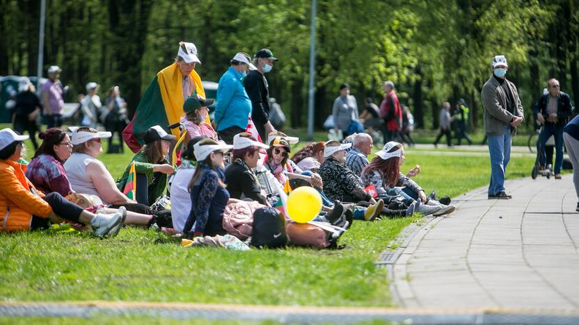 Vingio parke renkasi „Didžiojo šeimos gynimo maršo“ dalyviai