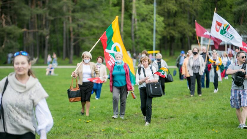 Vingio parke renkasi „Didžiojo šeimos gynimo maršo“ dalyviai