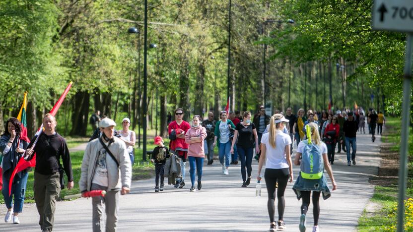 „Didysis šeimos gynimo maršas“ Vingio parke