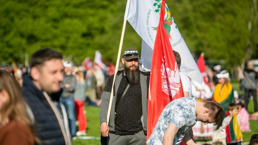 „Didysis šeimos gynimo maršas“ Vingio parke