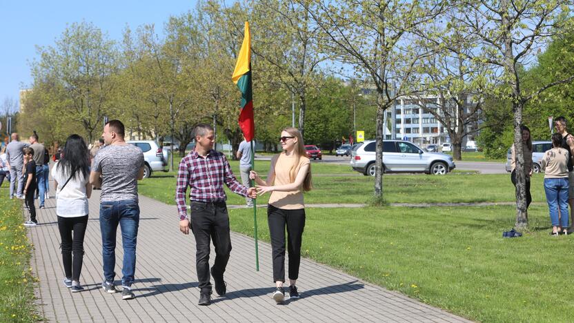 „Didžiojo šeimos gynimo maršo“ dalyvių pasiruošimas Akademijoje