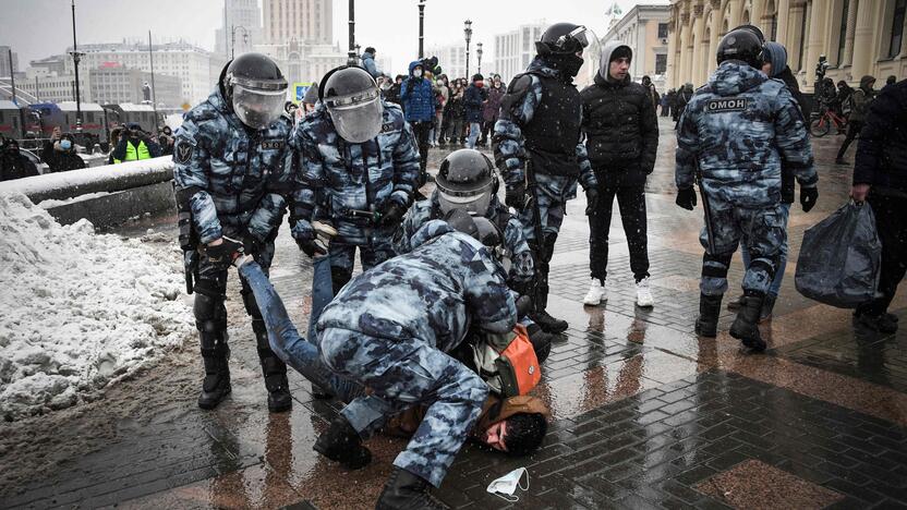 Masinės demonstracijos Rusijoje