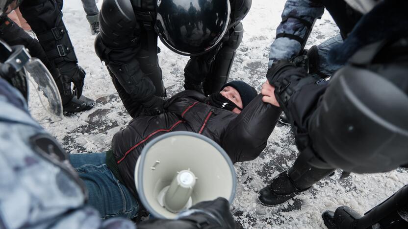 Masinės demonstracijos Rusijoje