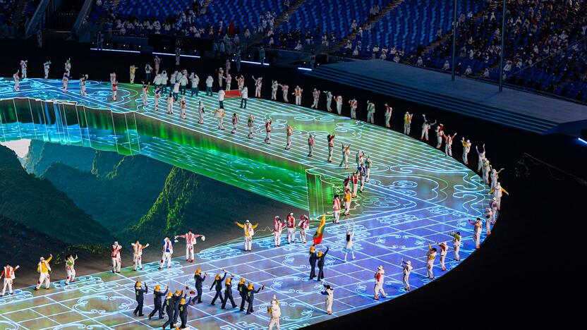 Žiemos olimpinių žaidynių atidarymo ceremonija