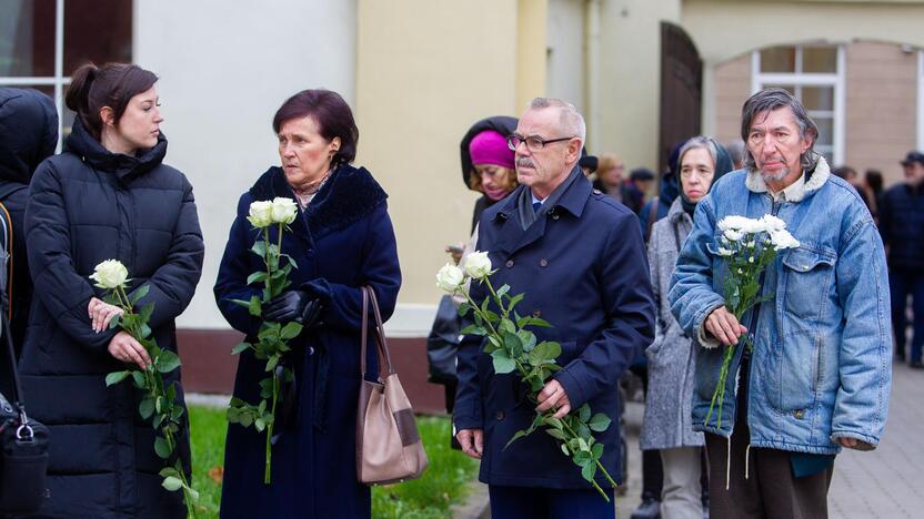 Atsisveikinimas su E. Nekrošiumi „Meno Forto“ salėje