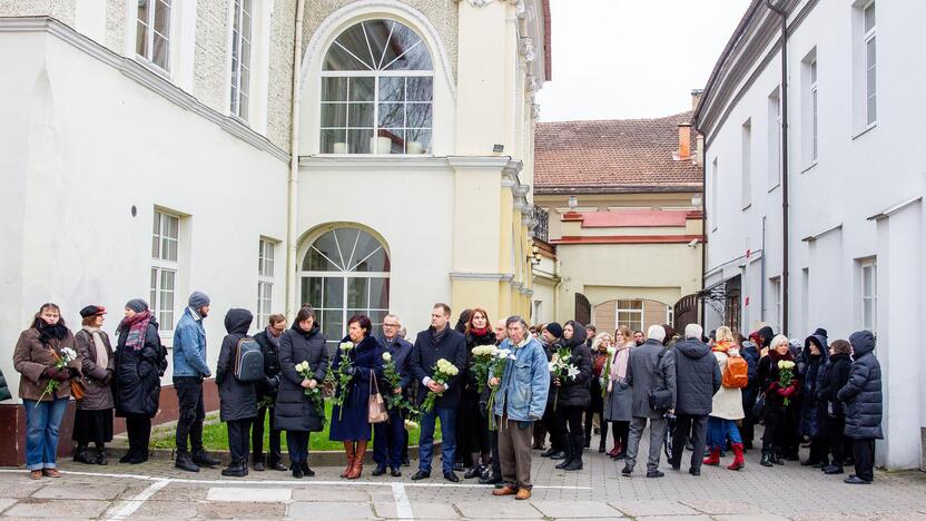 Atsisveikinimas su E. Nekrošiumi „Meno Forto“ salėje