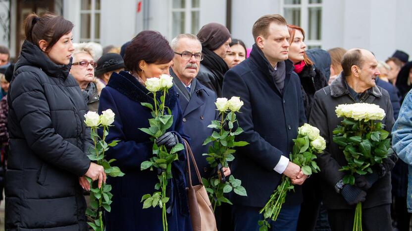 Atsisveikinimas su E. Nekrošiumi „Meno Forto“ salėje