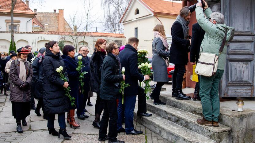 Atsisveikinimas su E. Nekrošiumi „Meno Forto“ salėje